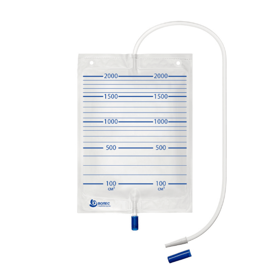 Сечоприймач «ВОЛЕС» 2000 мл з отвором для зливу стерильний